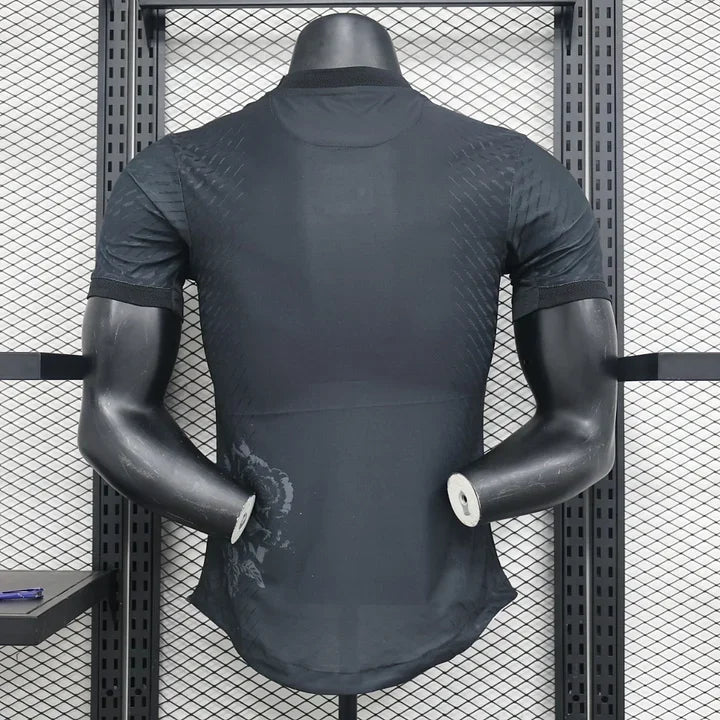 Real Madrid Football Y3 Black Shirt 2024 2025