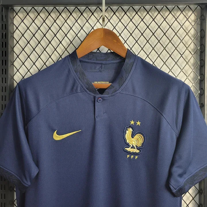 Team of France Shirt Home Shirt 2022/23 World Cup