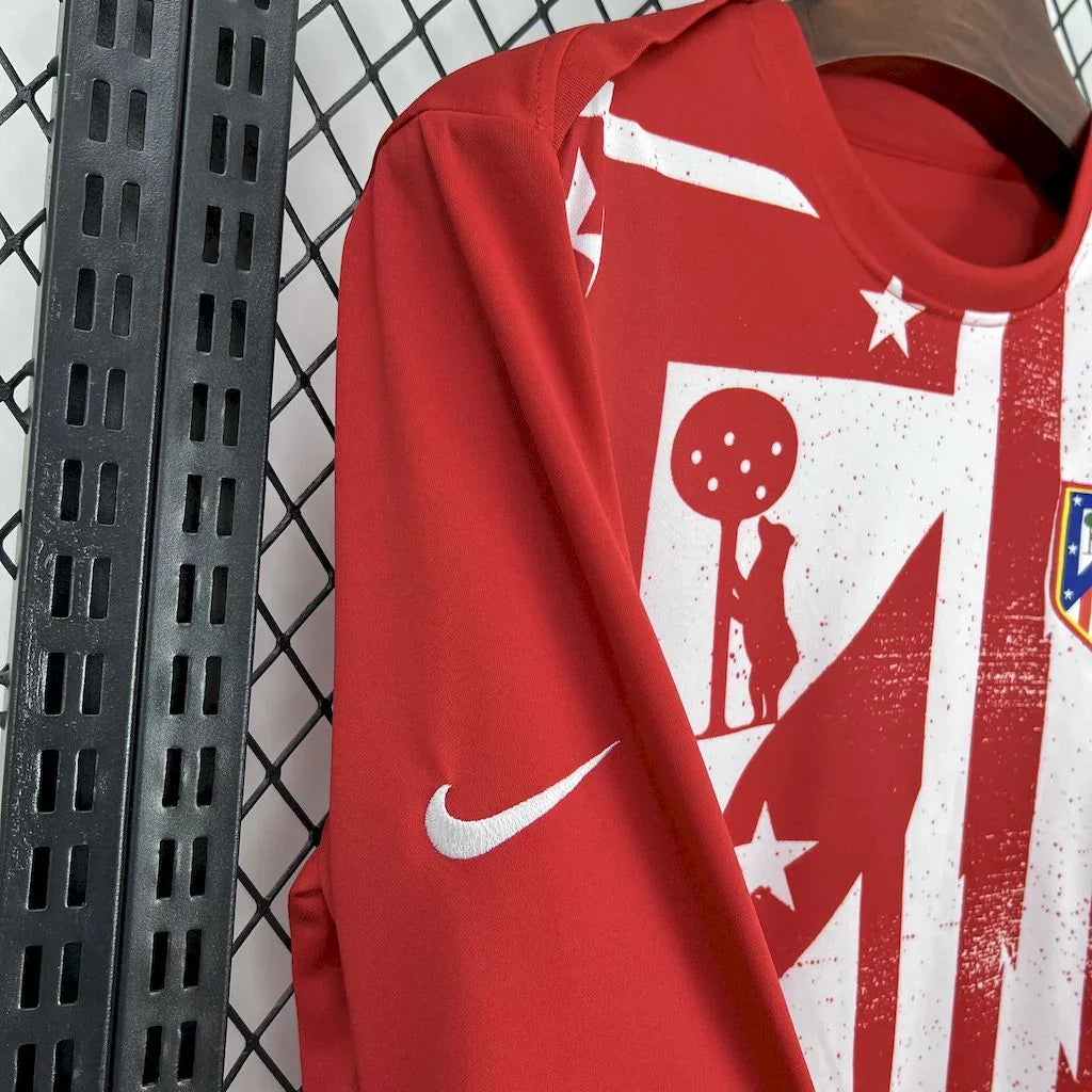 Atletico Madrid Long Sleeve Shirt 2025-26 Training