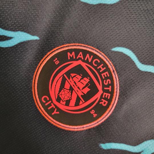 Manchester City Away Shirt 2023 2024 Long Sleeve