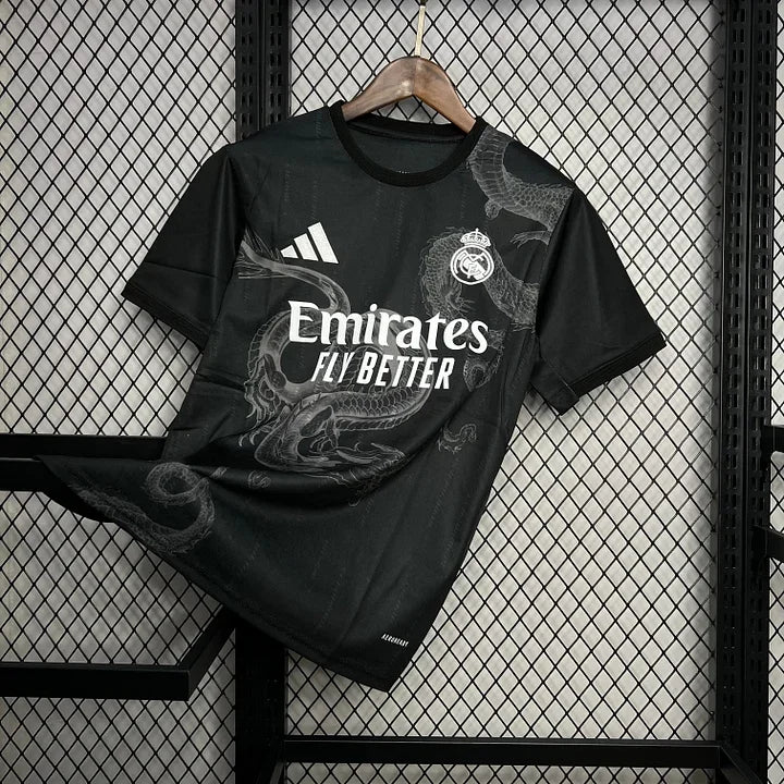 Real Madrid Football Shirt 2024 2025 Black