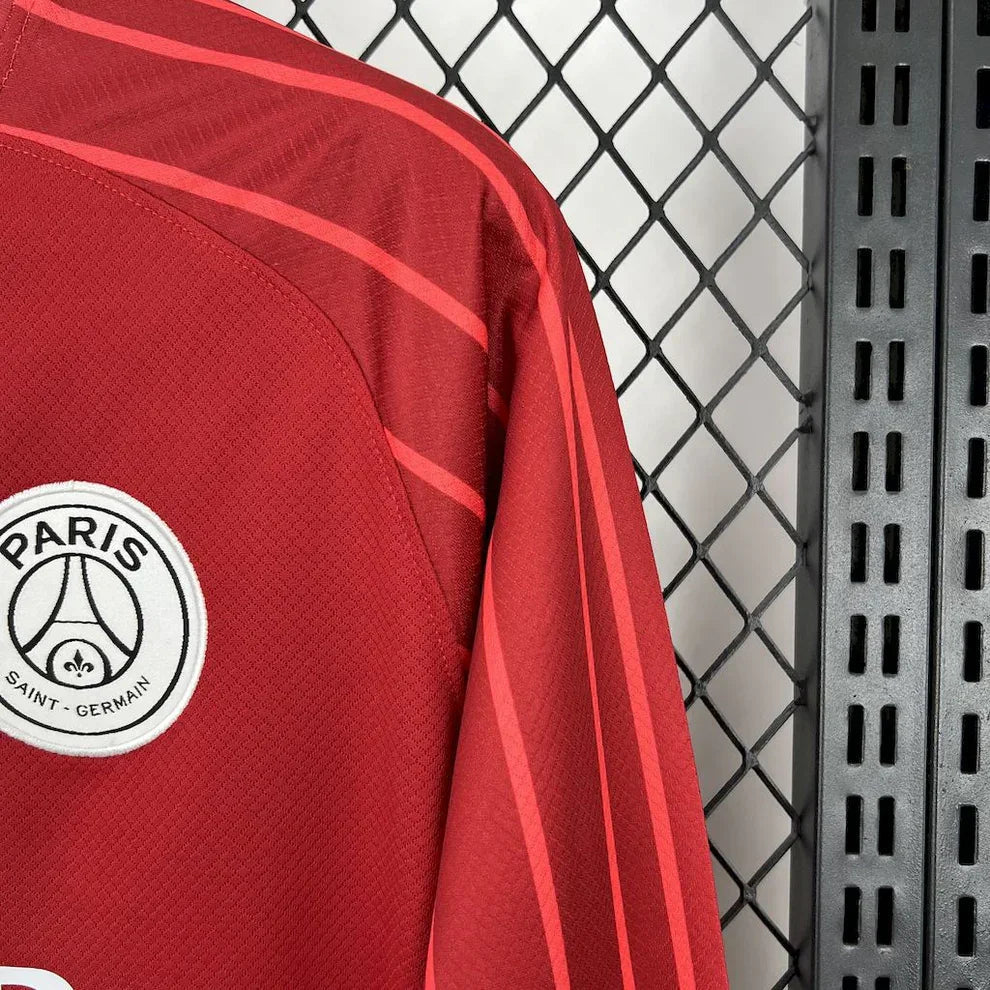 Long Sleeves PSG Red Shirt